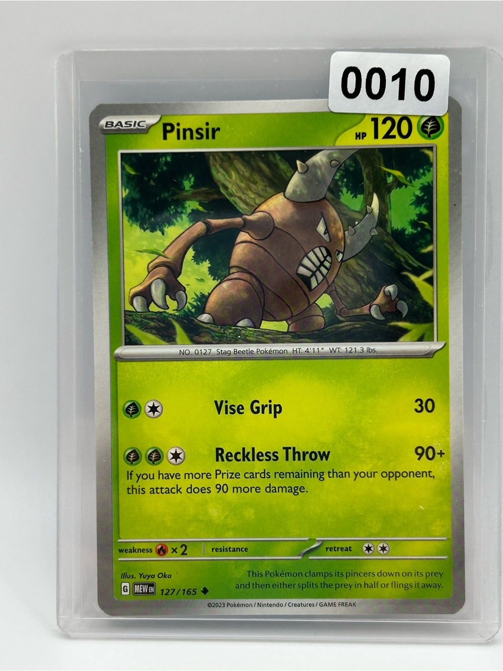 Pinsir Pokémon Card